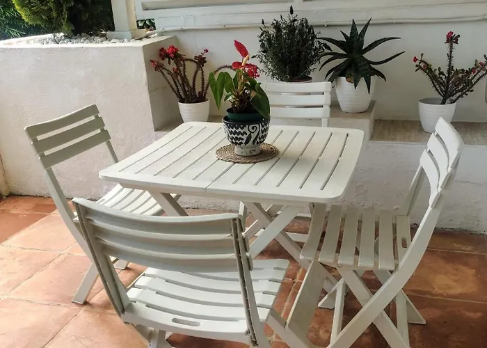 Lejlighed Puerto Banus Near Beachfront, Big Sunny Terrace, Pool, Tennis Court, Parking & Movies Projector *
